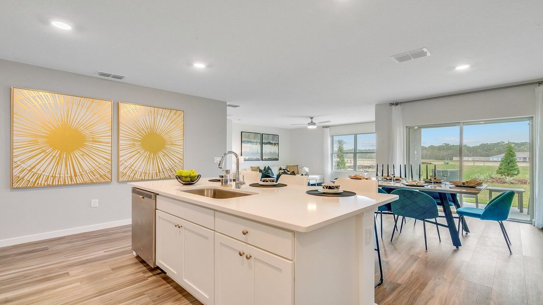 Furnished interior view inside a new home in Buena Lago Modern, St. Cloud (Image 20).