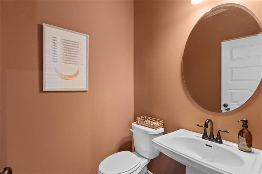 Furnished interior view inside a new home in Trinity Station, Auburn (Image 27).
