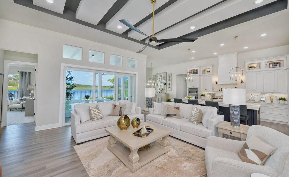 Furnished interior view inside a new home in Waterset, Apollo Beach (Image 11). Furnished interior view inside a new home in Waterset, Apollo Beach (Image 11).