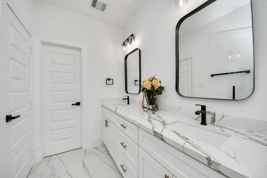 Furnished interior view inside a new home in , Houston (Image 7).