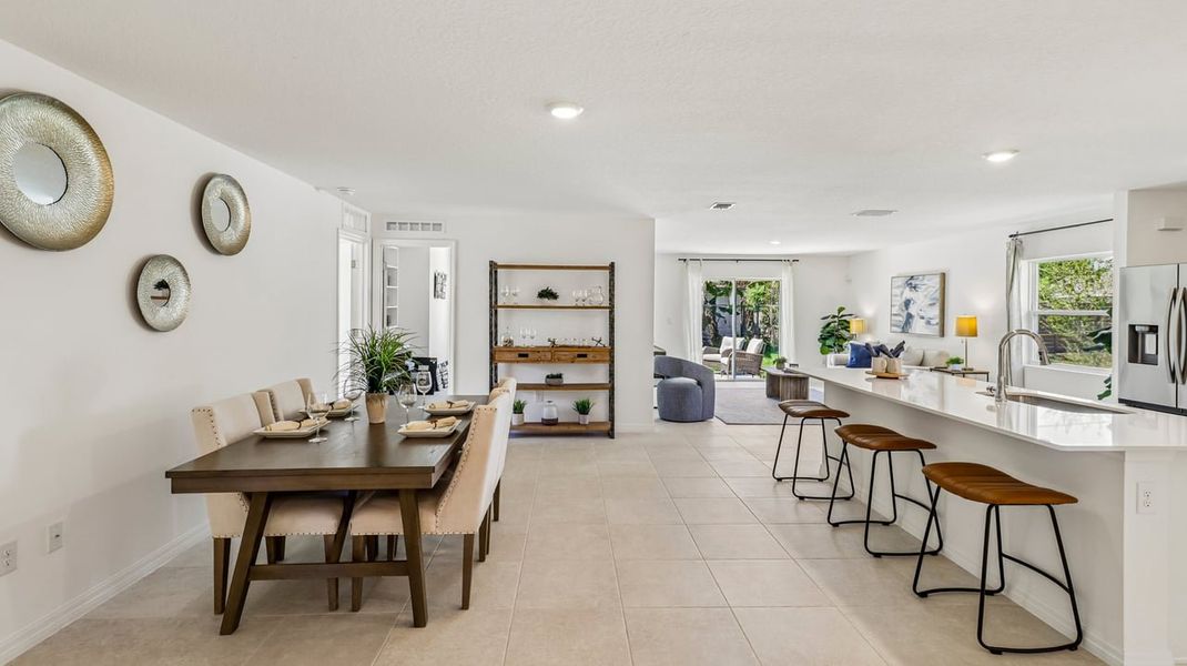 Representative furnished interior of a home built from the Marigold by Maronda Homes in Vero Lake Estates, Vero Beach (Image 13).