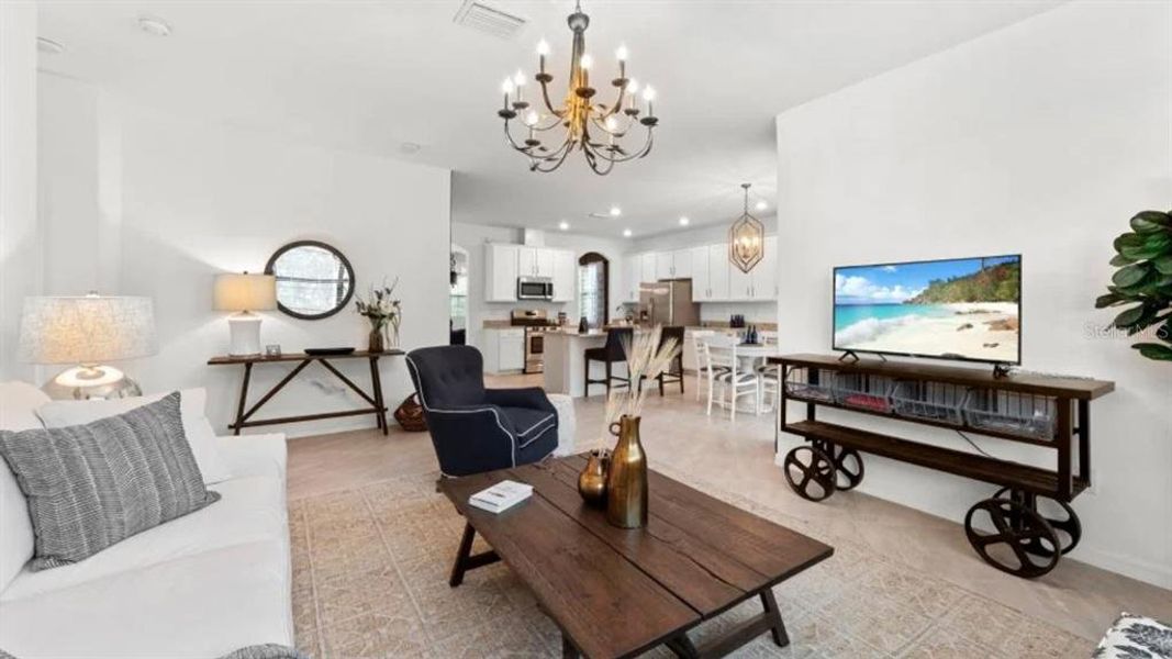 Furnished interior view inside a new home in , Venice (Image 29).