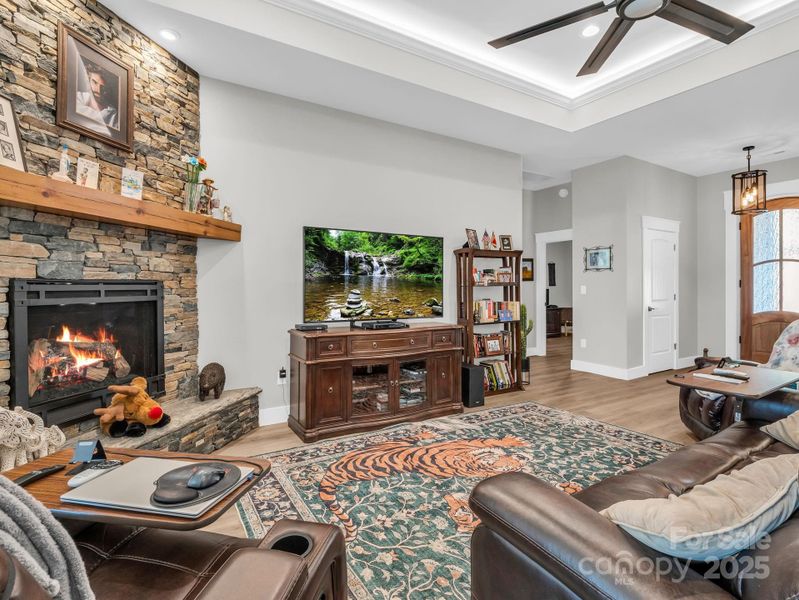 Furnished interior view inside a new home in , Mill Spring (Image 3).