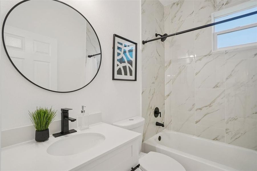 Furnished interior view inside a new home in , Tampa (Image 17). Furnished interior view inside a new home in , Tampa (Image 17).