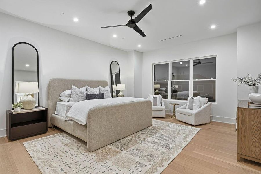 Furnished interior view inside a new home in , Houston (Image 28).