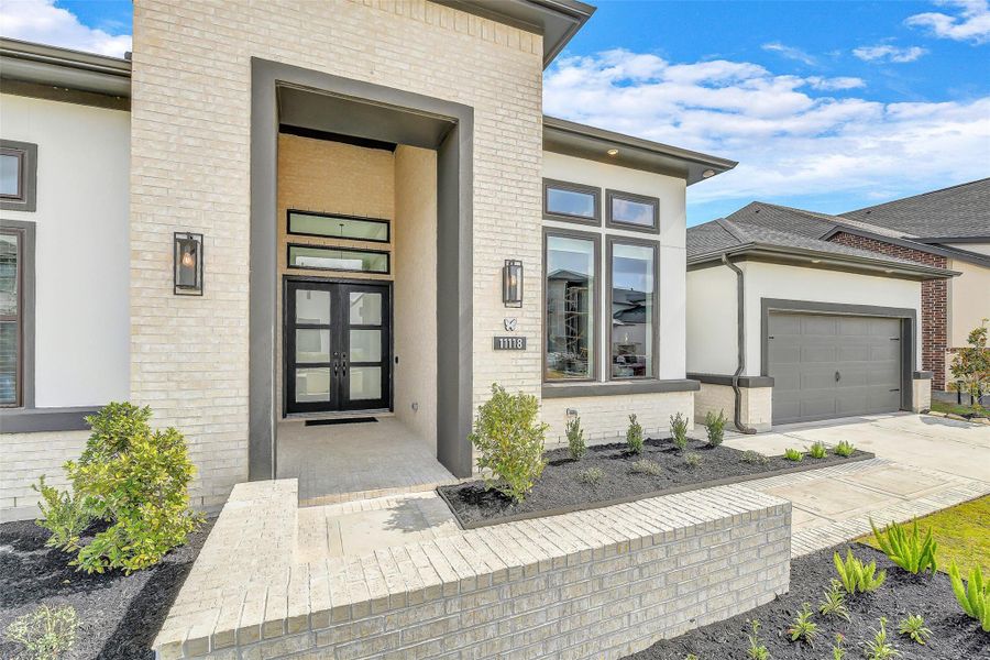 Exterior details and patio area of a home in Bridgeland 45', 50', 70', Cypress (Image 23). Exterior details and patio area of a home in Bridgeland 45', 50', 70', Cypress (Image 23).