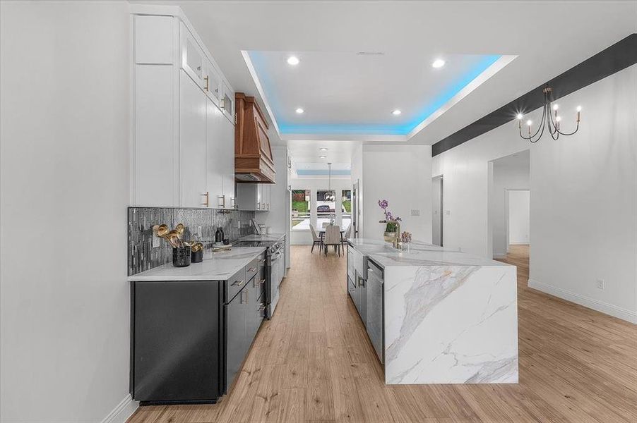 Furnished interior view inside a new home in , Fort Worth (Image 10).