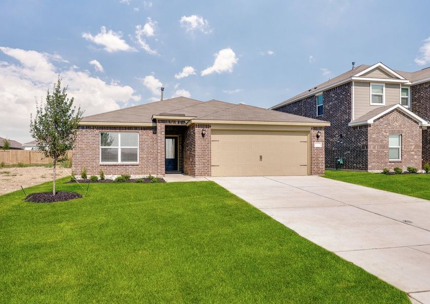 The Ashton has a gorgeous brick exterior.