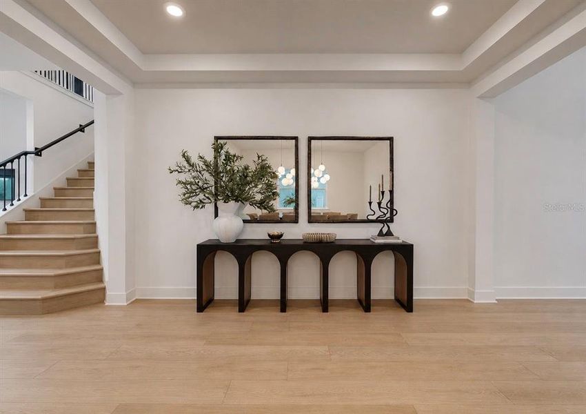 Furnished interior view inside a new home in , Apollo Beach (Image 50). Furnished interior view inside a new home in , Apollo Beach (Image 50).