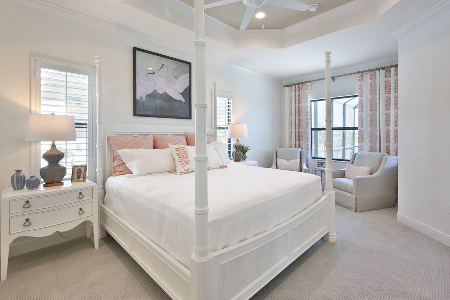 Furnished interior view inside a new home in Palm Grove, Lakewood Ranch (Image 13).