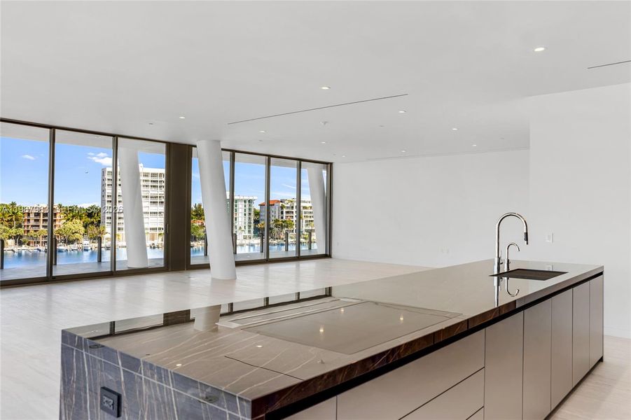 Furnished interior view inside a new home in , Miami (Image 41).