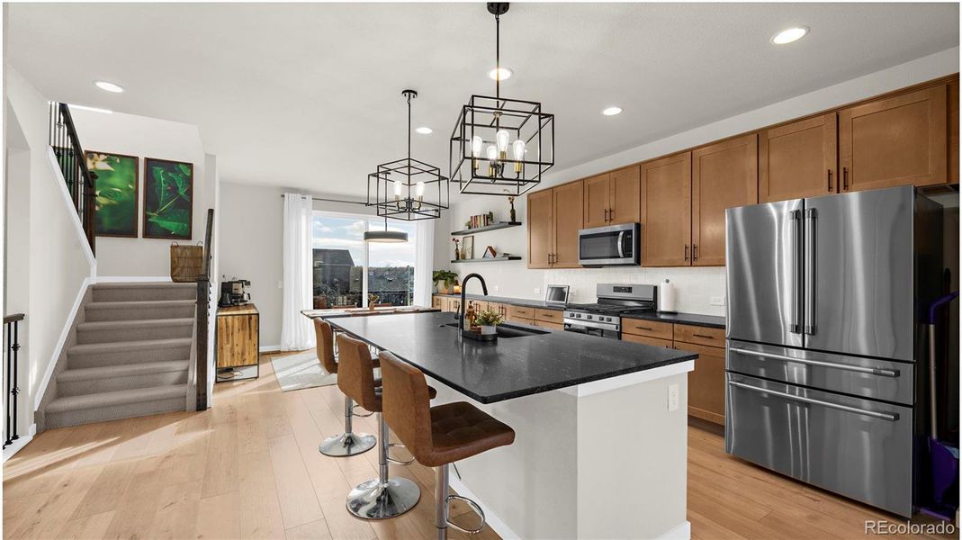 Furnished interior view inside a new home in , Colorado Springs (Image 11).