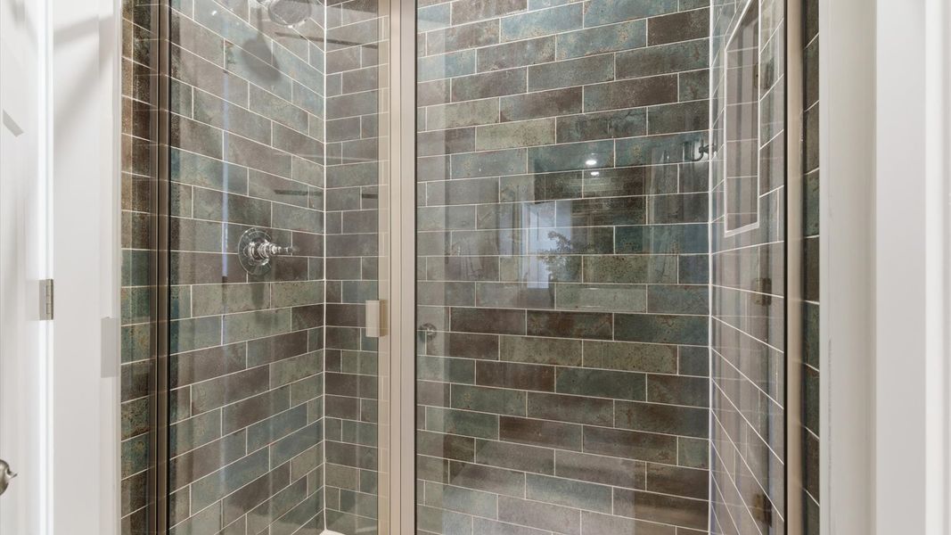 Representative furnished interior of a home built from the Lawson by DRB Homes in Pelham Crossing, Greenville (Image 18).