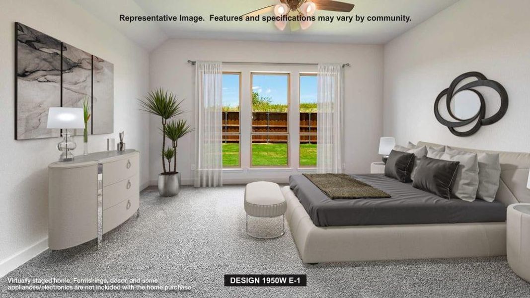 Furnished interior view inside a new home in Escondido, Magnolia (Image 3).