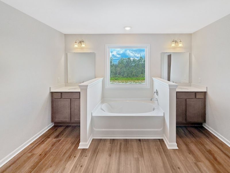 Furnished interior view inside a new home in The Village at Sassafras, Allenhurst (Image 10).