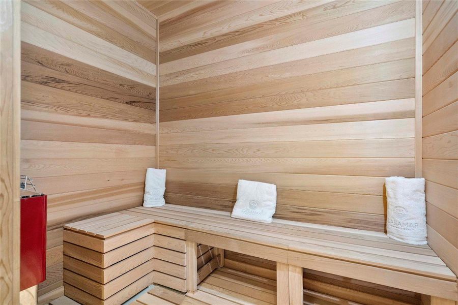 Anyone for a sauna?