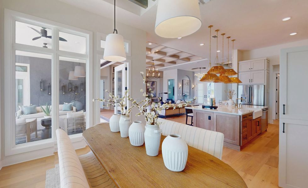 Furnished interior view inside a new home in Palmera, Venice (Image 30).