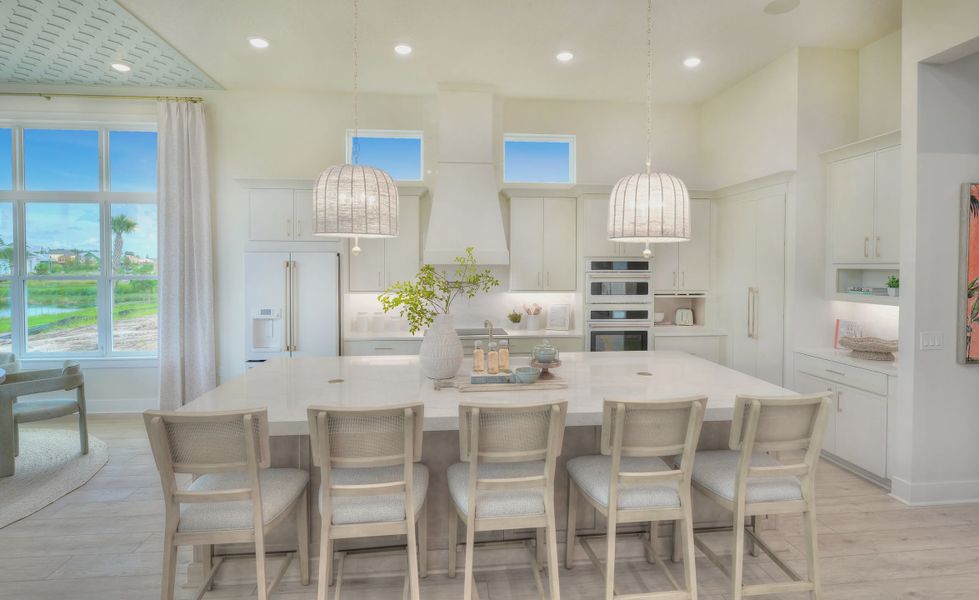 Furnished interior view inside a new home in Weslyn Park at Sunbridge, St. Cloud (Image 5).