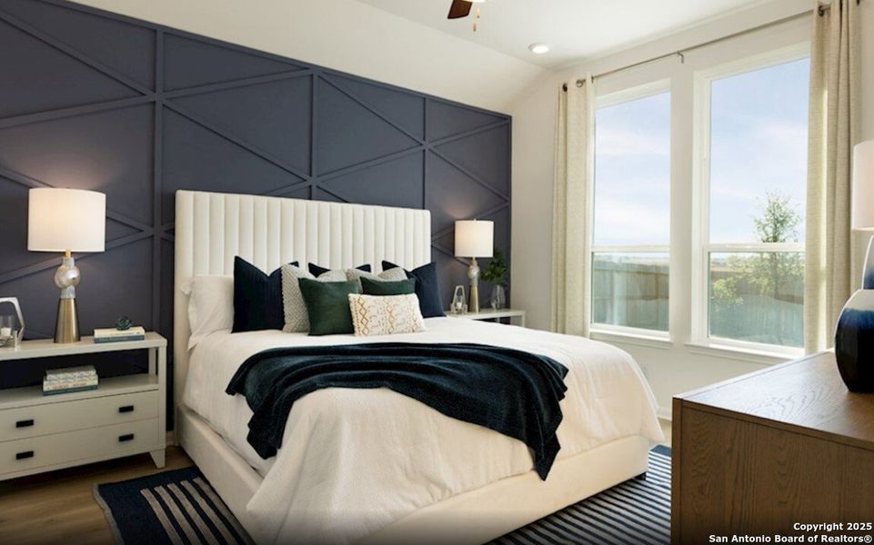 Furnished interior view inside a new home in Cordova Crossing, Seguin (Image 4).