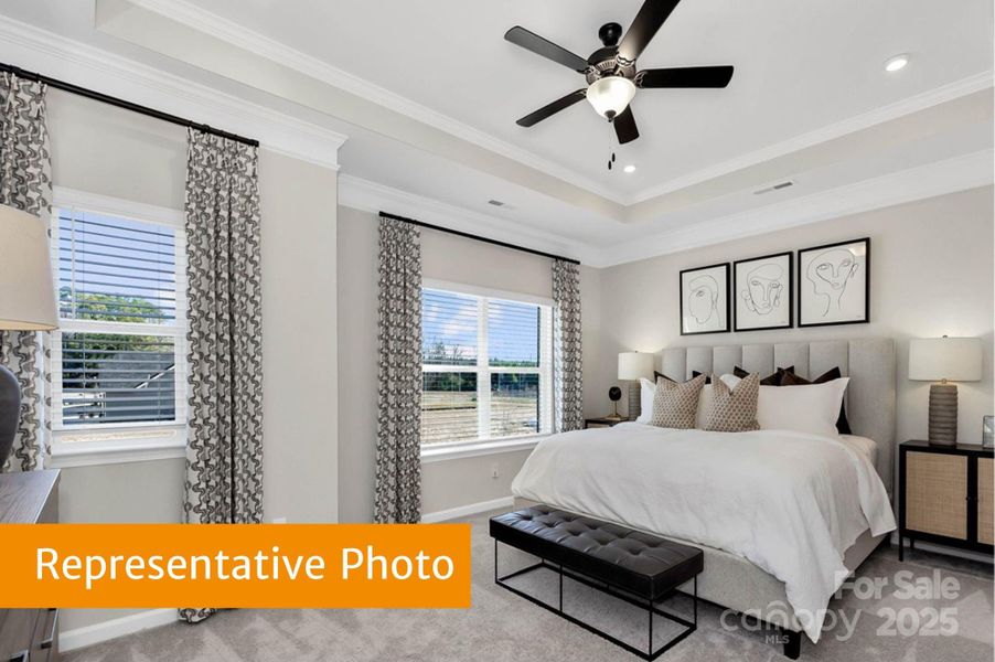Furnished interior view inside a new home in Catawba Trace, Catawba (Image 3). Furnished interior view inside a new home in Catawba Trace, Catawba (Image 3).
