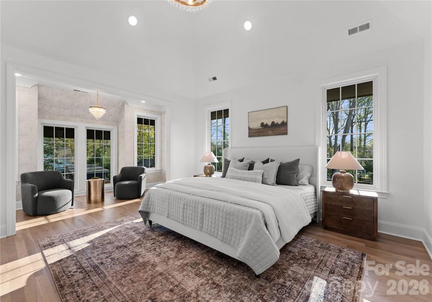 Furnished interior view inside a new home in , Charlotte (Image 44).