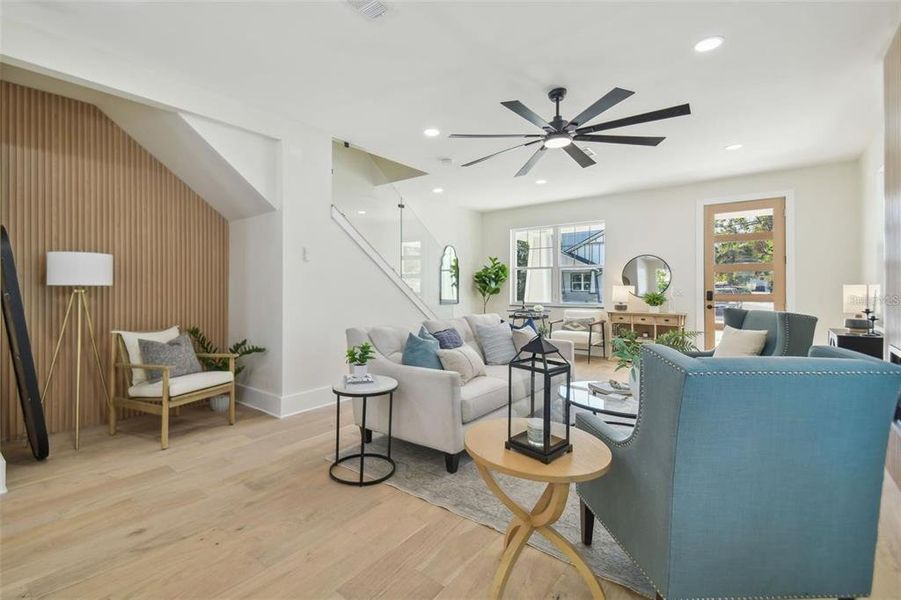 Furnished interior view inside a new home in , Tampa (Image 29).