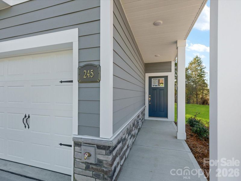 Exterior details and patio area of a home in Westview Towns, Waxhaw (Image 3).