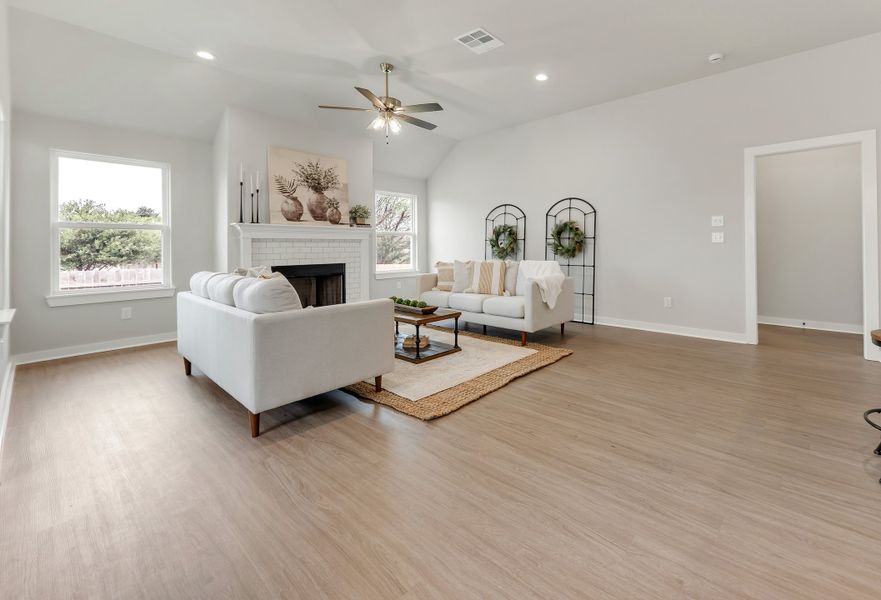 Representative furnished interior of a home built from the The Sage by Avonley Homes in Austin's Colony, Bryan (Image 20).