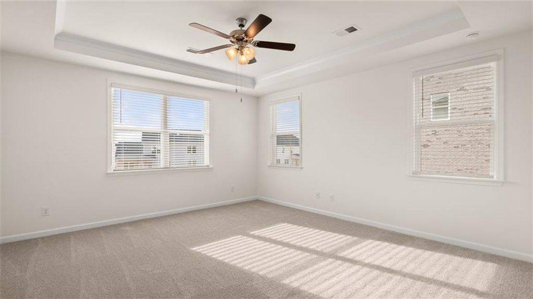 Spacious, unfurnished interior of a new home in Heritage Pointe, Senoia (Image 16). Spacious, unfurnished interior of a new home in Heritage Pointe, Senoia (Image 16).