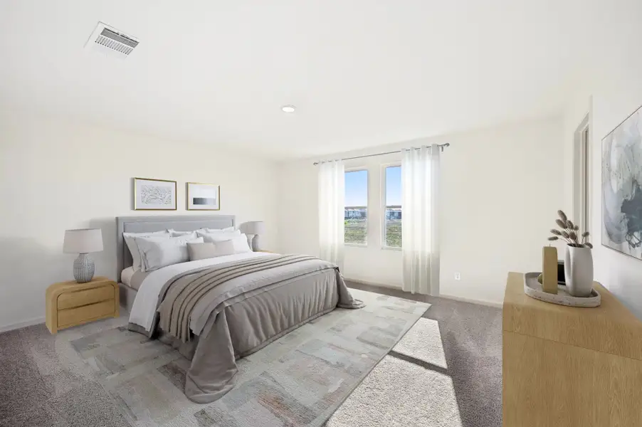 Representative furnished interior of a home built from the Discovery by Starlight Homes in Chapel Run, Montgomery (Image 9).