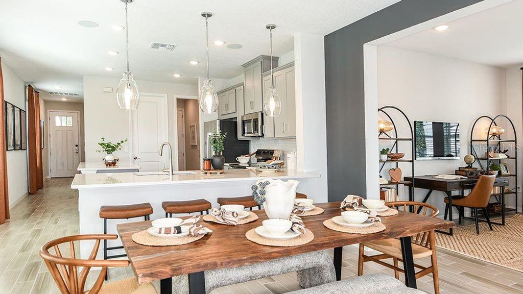 Furnished interior view inside a new home in Westview, Poinciana (Image 5).