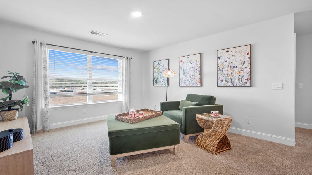 Furnished interior view inside a new home in The Retreat at East Argent, Ridgeland (Image 26). Furnished interior view inside a new home in The Retreat at East Argent, Ridgeland (Image 26).