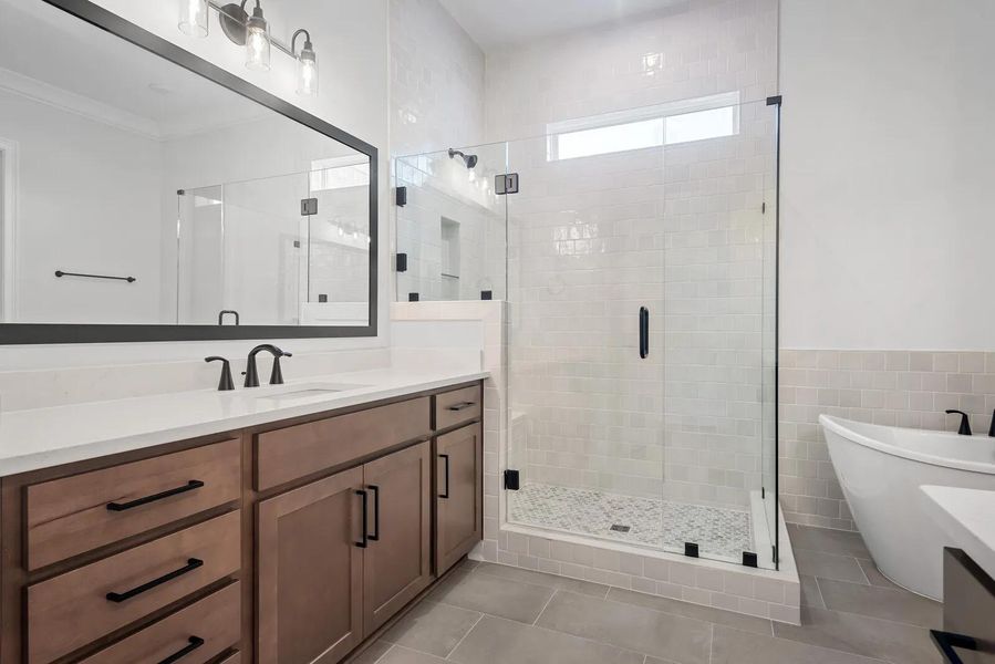 The Marshall C Primary Suite Bathroom