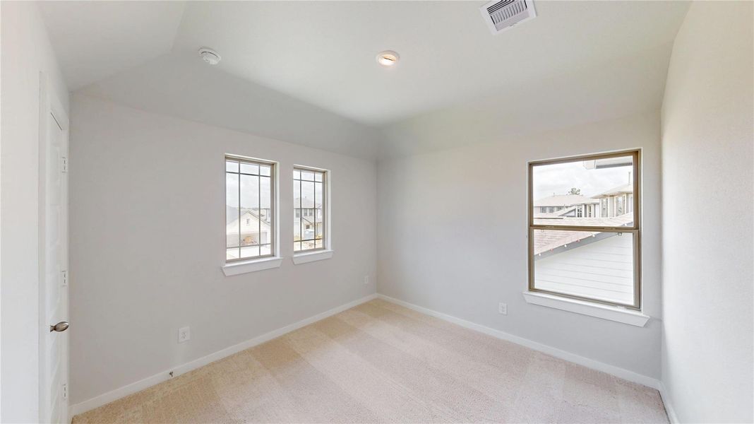 Spacious, unfurnished interior of a new home in Granger Pines, Conroe (Image 19). Spacious, unfurnished interior of a new home in Granger Pines, Conroe (Image 19).