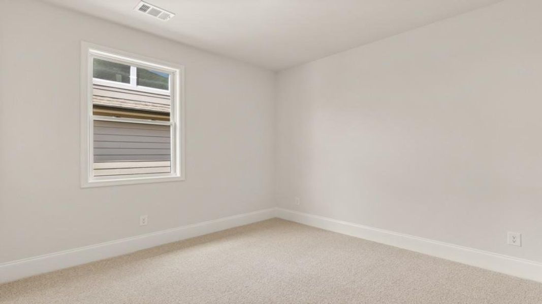 Spacious, unfurnished interior of a new home in Hamptons at Riverwood North, Dallas (Image 25).