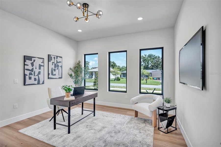 Furnished interior view inside a new home in , Tampa (Image 17).