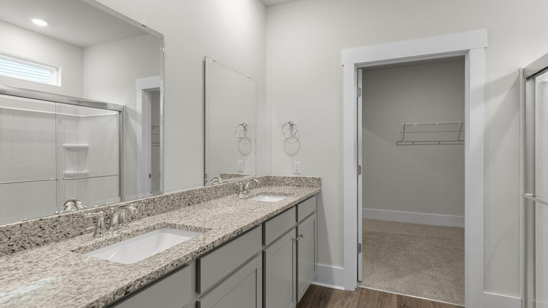 Furnished interior view inside a new home in The Haven at Indigo Preserve, Leland (Image 10).