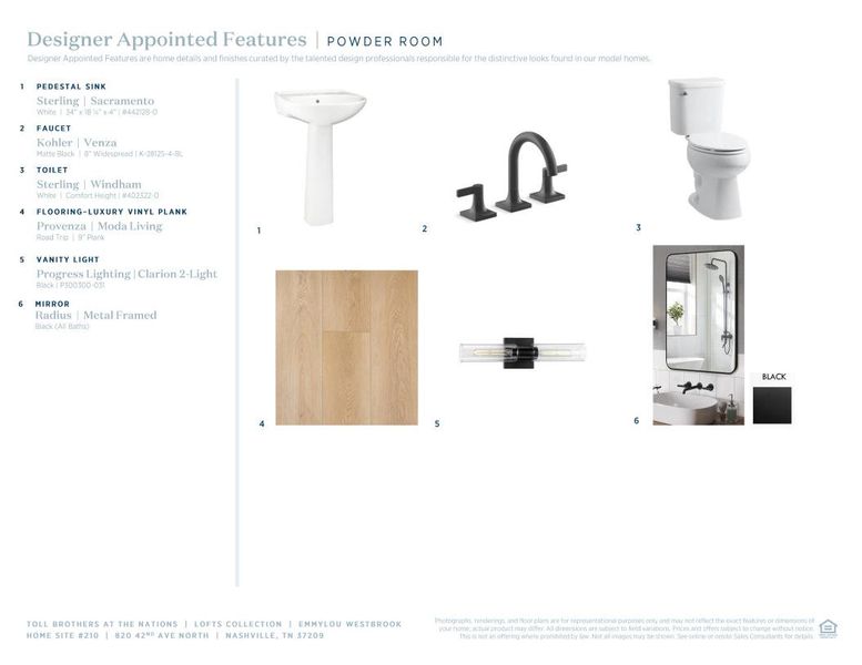 Sample of building materials used in homes in The Nations, Nashville (Image 11). Sample of building materials used in homes in The Nations, Nashville (Image 11).