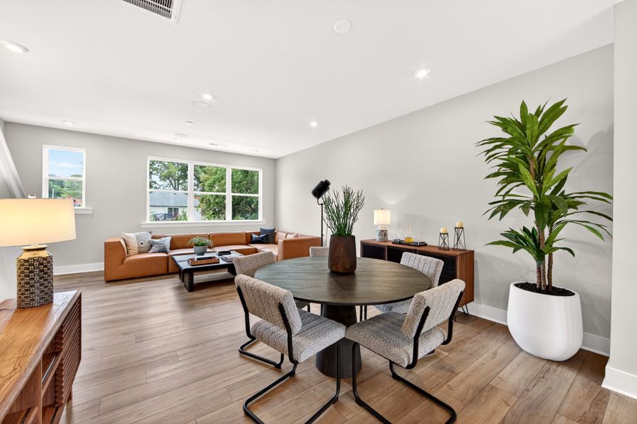 Furnished interior view inside a new home in Context at Oakhurst, Charlotte (Image 7).