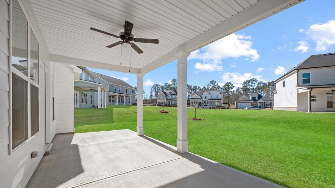 Representative exterior details of a home built from the Packard by D.R. Horton in Evergreen Crossing, Locust Grove (Image 2).