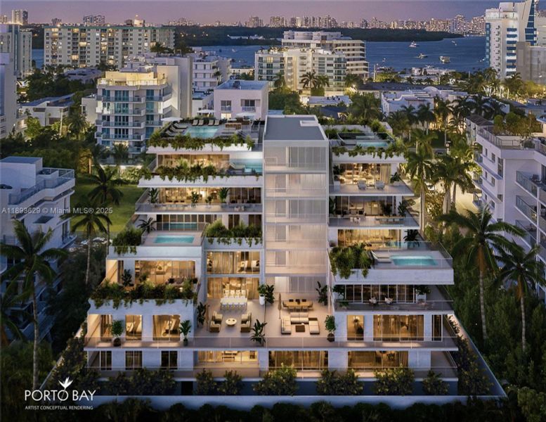 Condo located in Bay Harbor Islands, FL showcasing its design and architecture (Image 2). Condo located in Bay Harbor Islands, FL showcasing its design and architecture (Image 2).