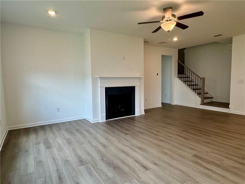Spacious, unfurnished interior of a new home in Eastlyn Crossing - Single Family, Flowery Branch (Image 40). Spacious, unfurnished interior of a new home in Eastlyn Crossing - Single Family, Flowery Branch (Image 40).