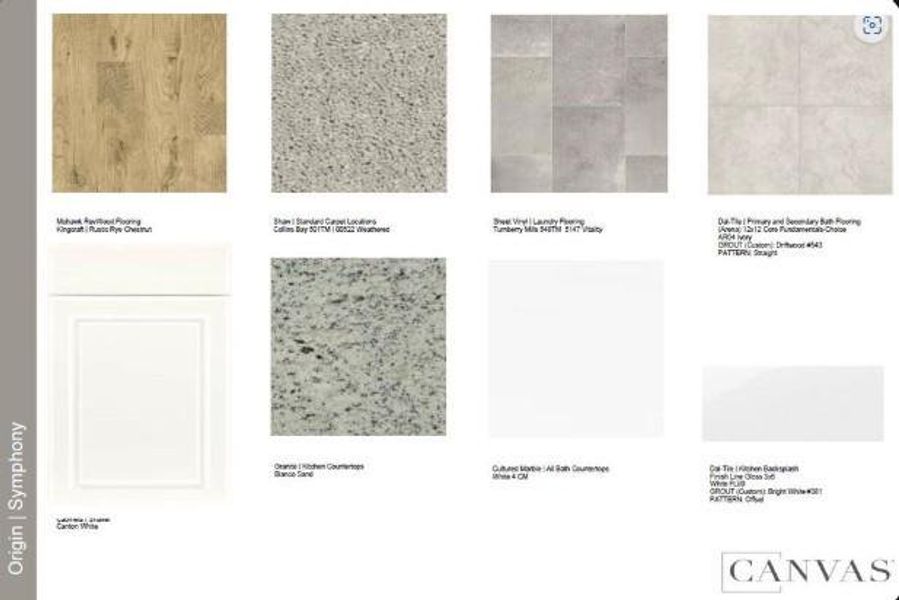 Sample of building materials used in homes in Rosewood Farm, Lawrenceville (Image 27).