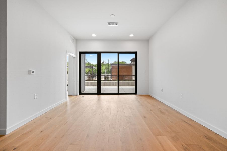 Spacious, unfurnished interior of a new home in One Oak, Austin (Image 23).
