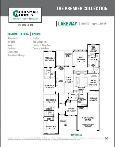 2D floor plan layout of this home in Elyson, Katy, TX (Image 4). 2D floor plan layout of this home in Elyson, Katy, TX (Image 4).