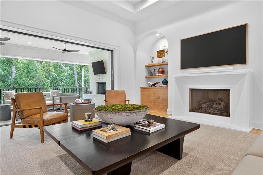 Furnished interior view inside a new home in , Alpharetta (Image 44). Furnished interior view inside a new home in , Alpharetta (Image 44).