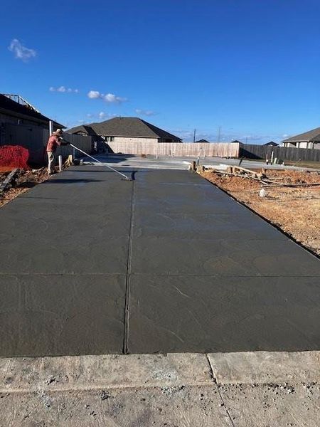 In-progress construction of a new home in , League City, TX (Image 24).