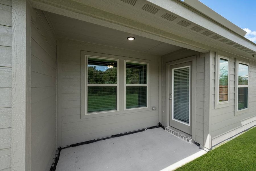 Front exterior of a new home in Mountain Valley, Burleson, TX, highlighting curb appeal (Image 28).