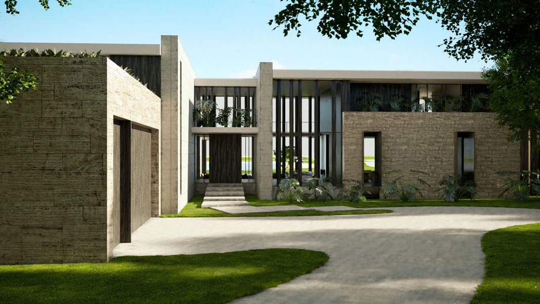 Representative exterior photo of a completed home built from the Lugano by Centaur Holdings in Panther National, Palm Beach Gardens, FL (Image 2). Representative exterior photo of a completed home built from the Lugano by Centaur Holdings in Panther National, Palm Beach Gardens, FL (Image 2).