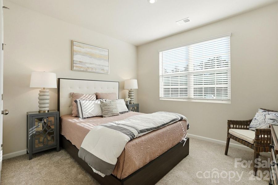 Furnished interior view inside a new home in Waxhaw Landing, Monroe (Image 12).